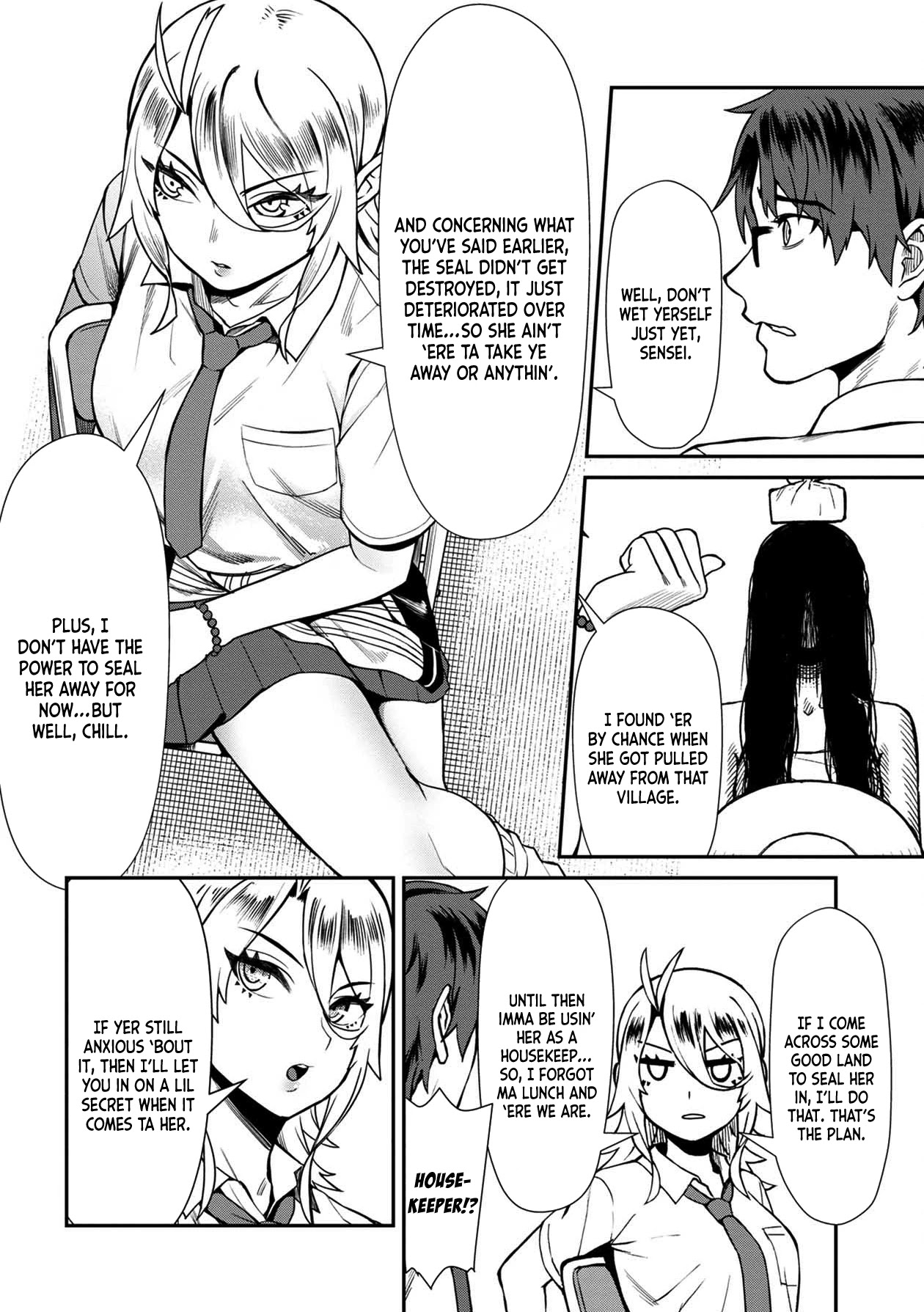 Bad Girl-Exorcist Reina Chapter 16 page 8 - Chapter 16: Exorcism #16: Occult Research Club