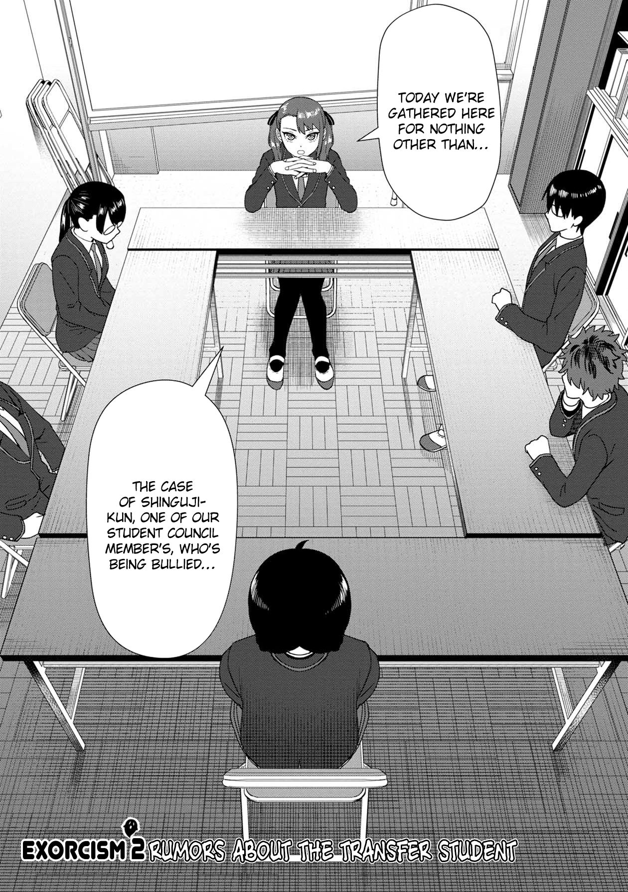Bad Girl-Exorcist Reina Chapter 2 page 1 - Chapter 2: Exorcism #2: Rumors About The Transfer Student