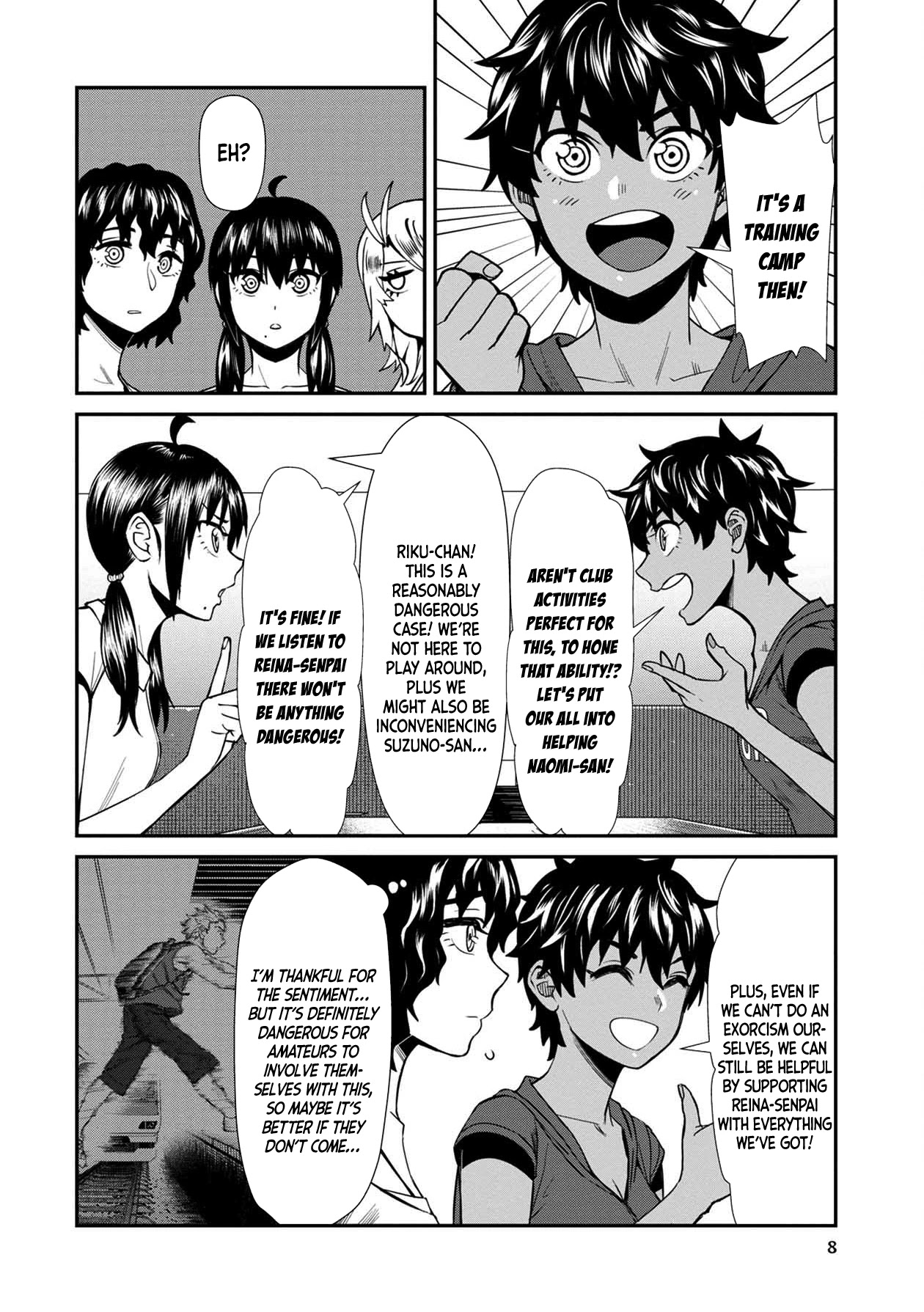 Bad Girl-Exorcist Reina Chapter 21 page 8 - Chapter 21: Exorcism #21: Training Camp