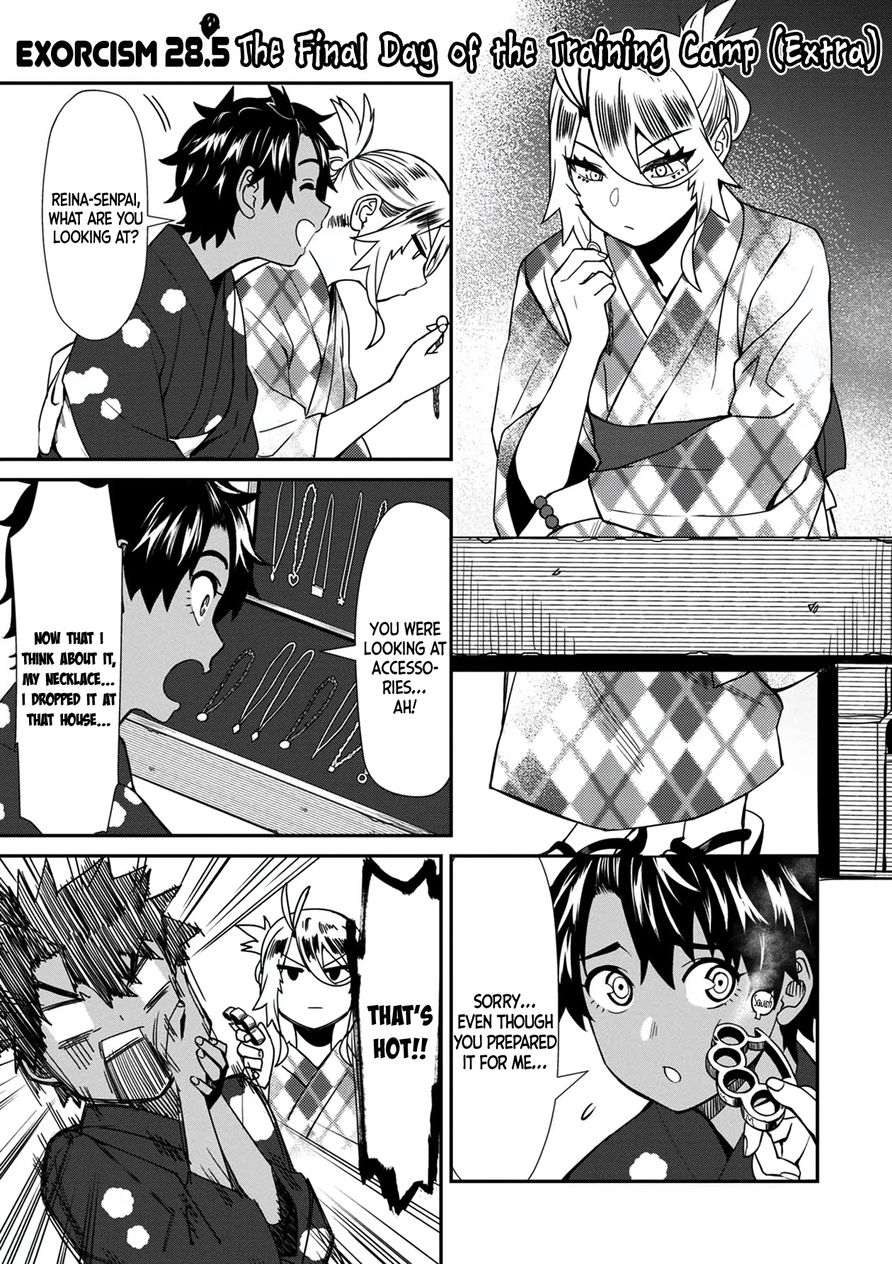Bad Girl-Exorcist Reina Chapter 28.5 page 1 - Chapter 28.5: Exorcism #28.5: The Final Day of the Training Camp (Extra)