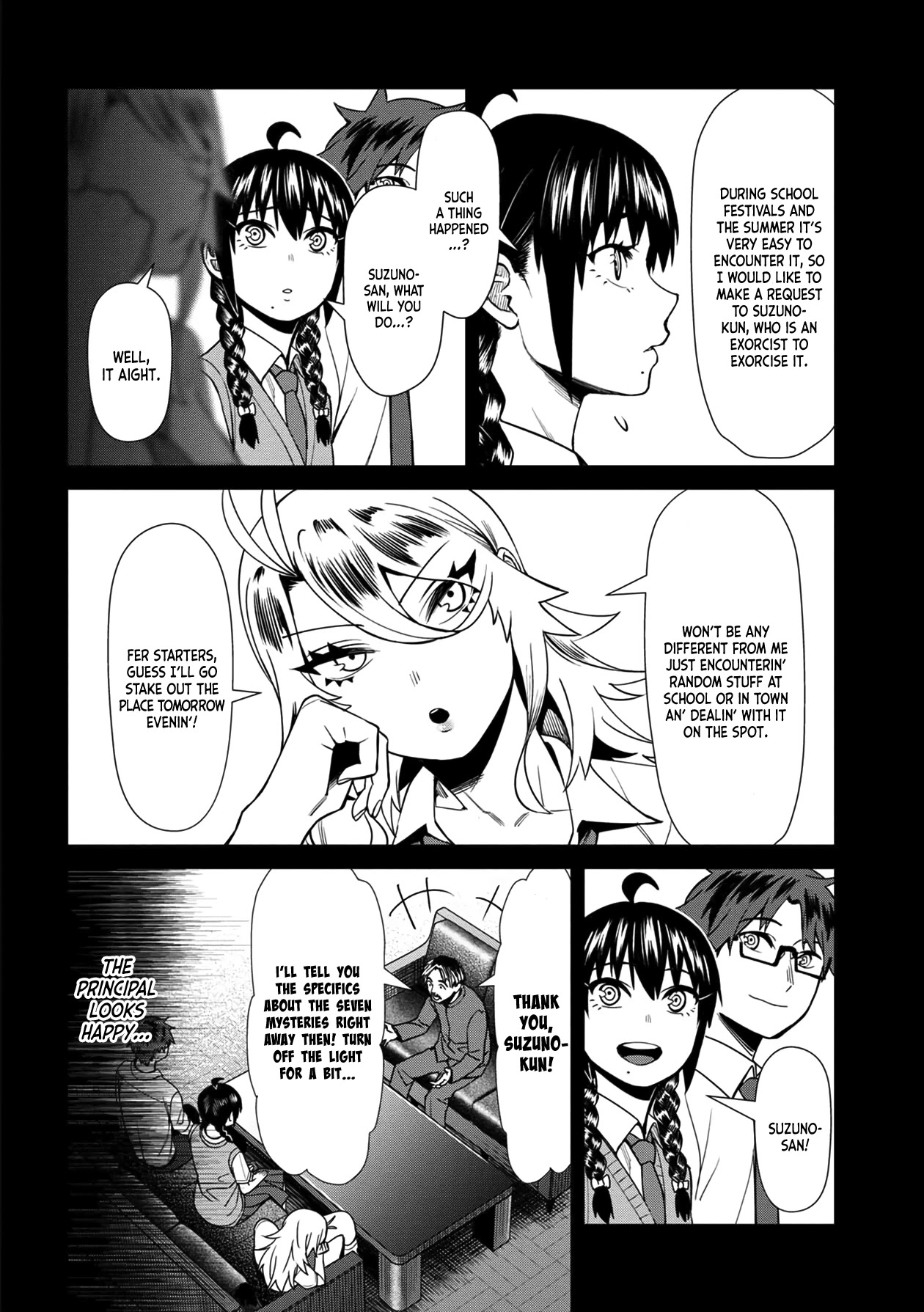 Bad Girl-Exorcist Reina Chapter 32 page 6 - Chapter 32: Exorcism #32: The School's Seven Mysteries (1)