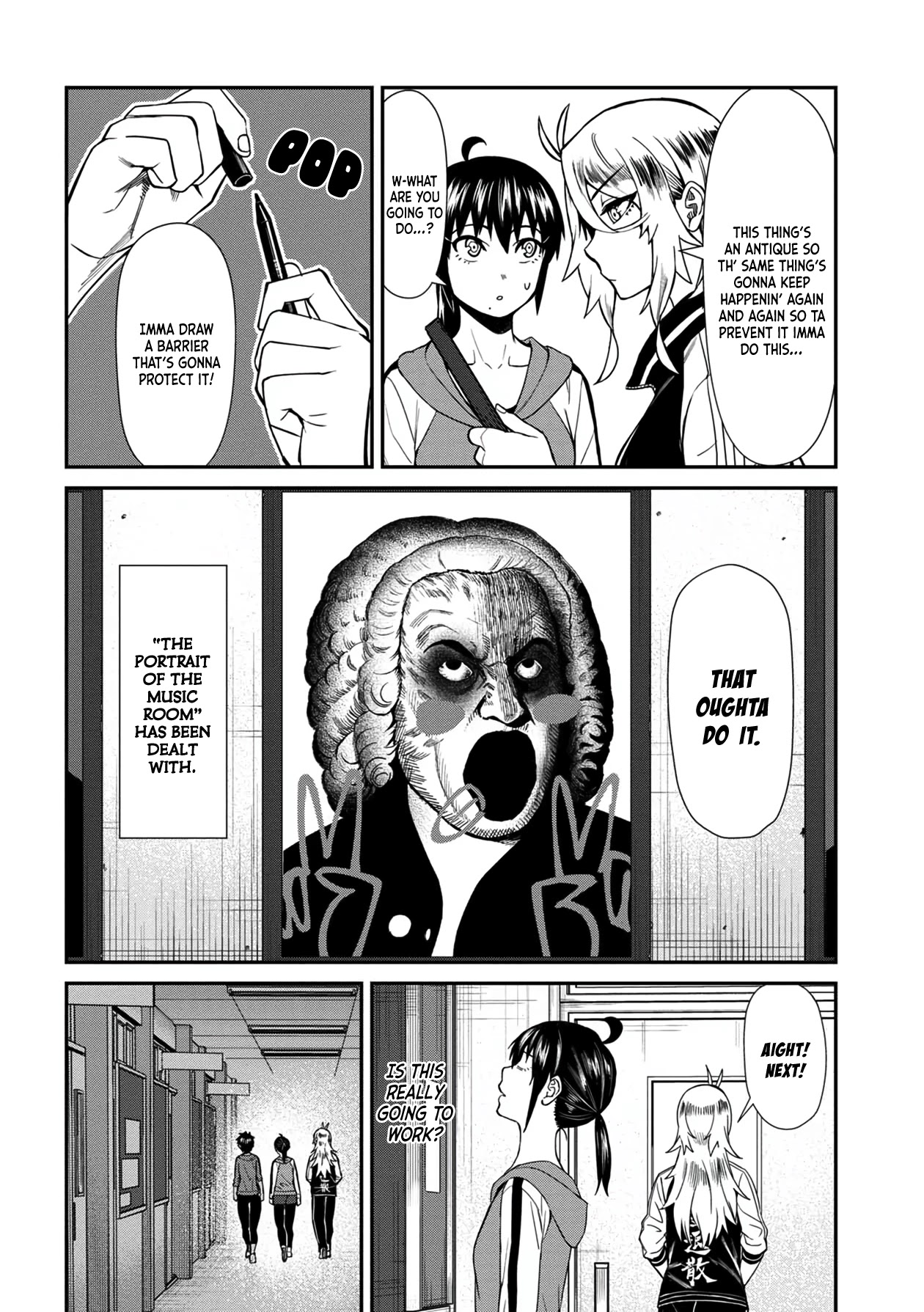 Bad Girl-Exorcist Reina Chapter 33 page 10 - Chapter 33: Exorcism #33: The School's Seven Mysteries (2)