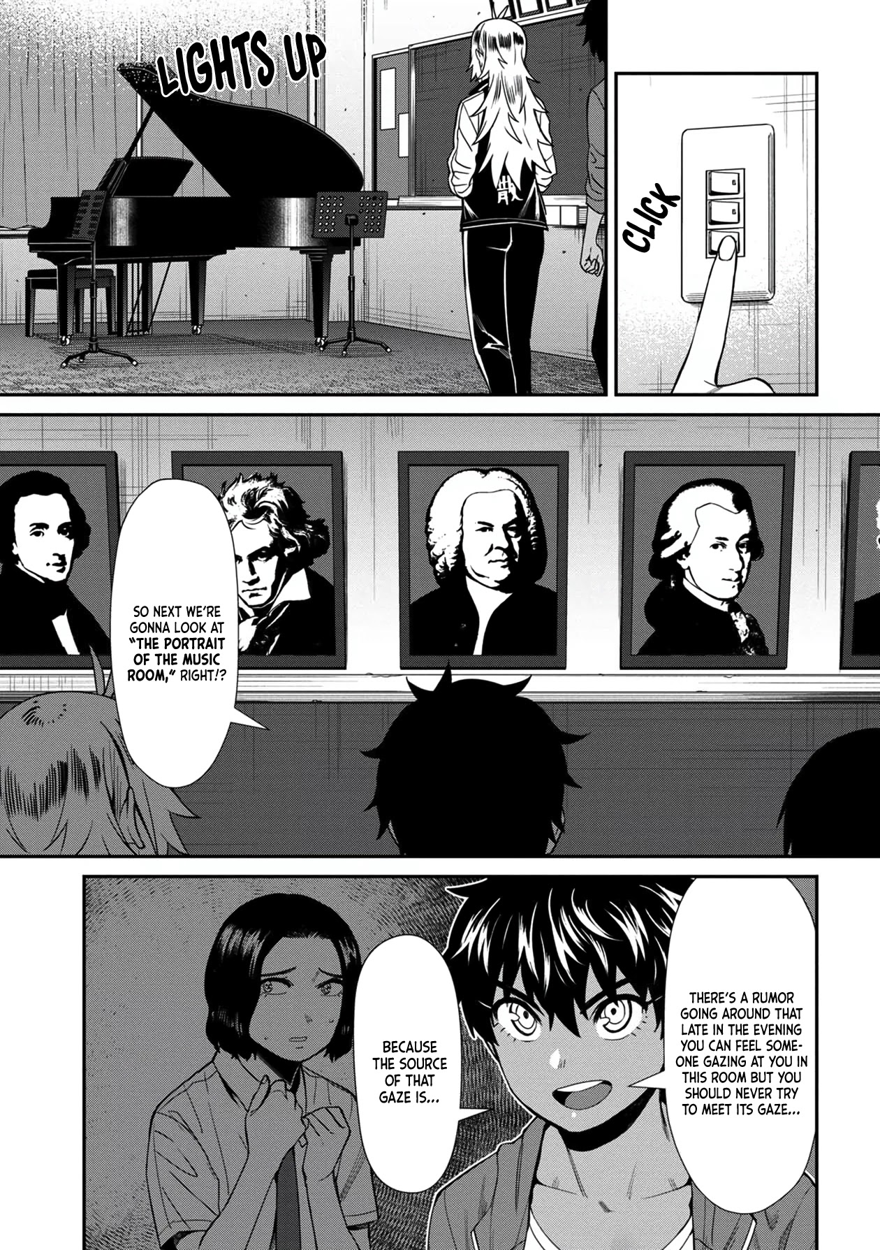 Bad Girl-Exorcist Reina Chapter 33 page 5 - Chapter 33: Exorcism #33: The School's Seven Mysteries (2)