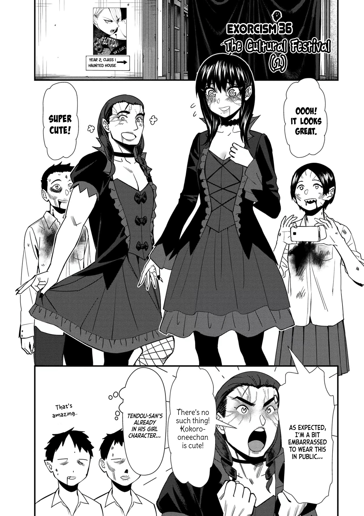Bad Girl-Exorcist Reina Chapter 36 page 1 - Chapter 36: Exorcism #36: The Culture Festival (1)
