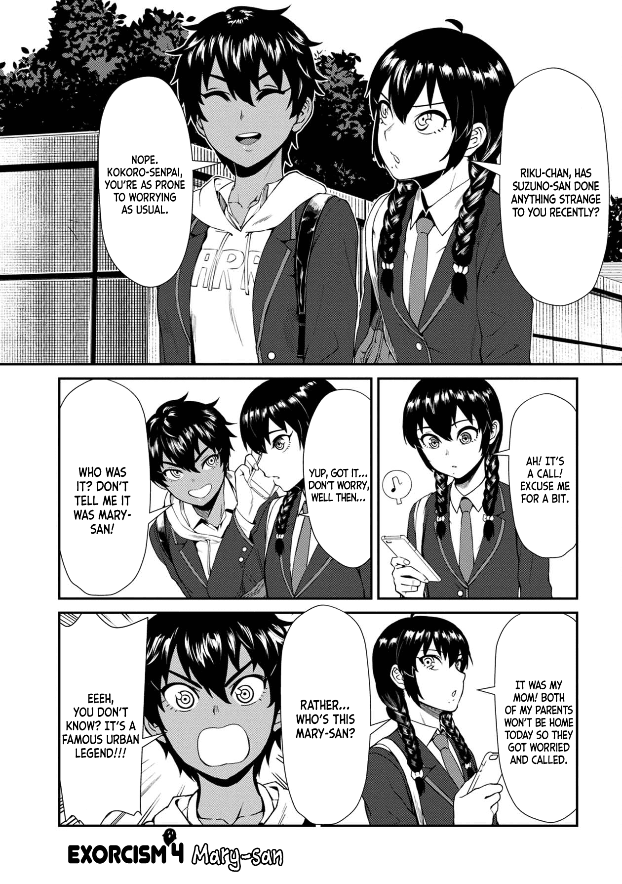 Bad Girl-Exorcist Reina Chapter 4 page 1 - Chapter 4: Exorcism #4: Mary-san