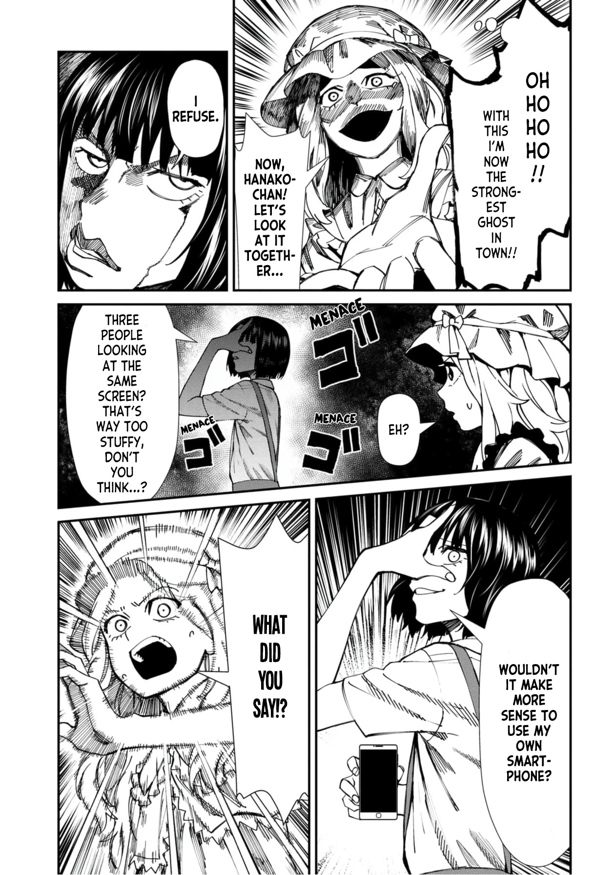 Bad Girl-Exorcist Reina Chapter 49 page 13 - Chapter 49: Exorcism #49 - Hanako-san VS. Mary-san VS. Hachishaku-sama