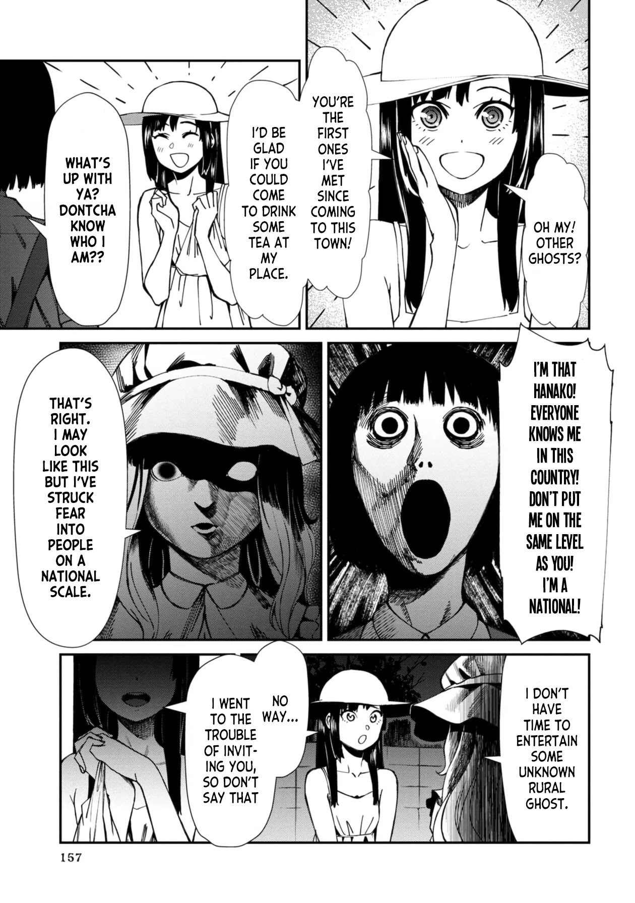 Bad Girl-Exorcist Reina Chapter 49 page 3 - Chapter 49: Exorcism #49 - Hanako-san VS. Mary-san VS. Hachishaku-sama