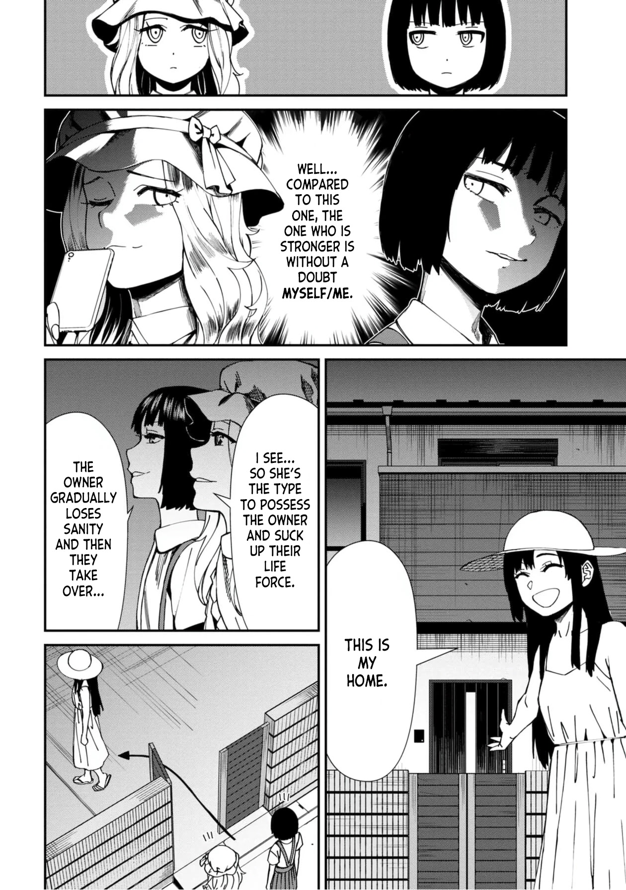 Bad Girl-Exorcist Reina Chapter 49 page 6 - Chapter 49: Exorcism #49 - Hanako-san VS. Mary-san VS. Hachishaku-sama