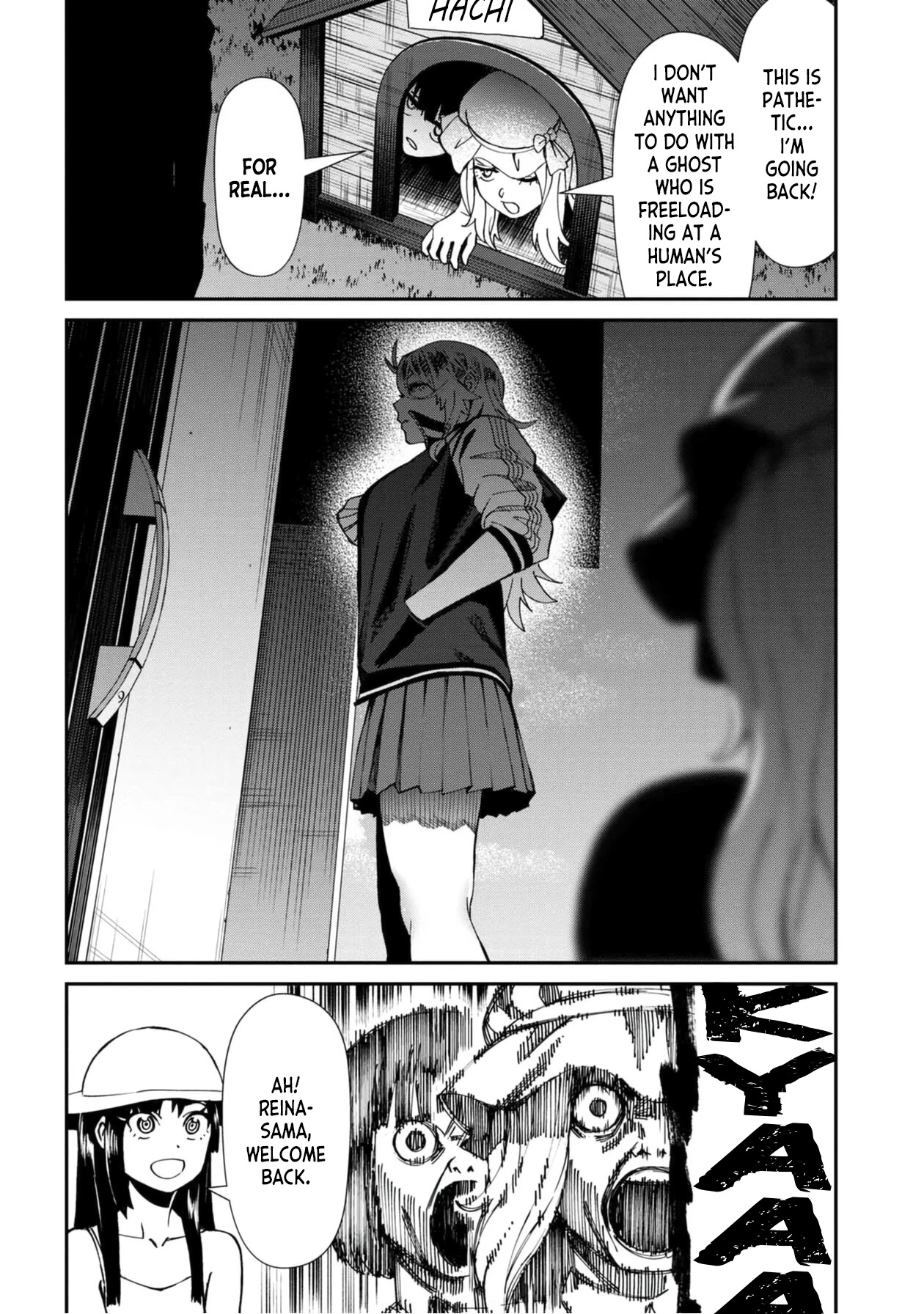 Bad Girl-Exorcist Reina Chapter 49 page 8 - Chapter 49: Exorcism #49 - Hanako-san VS. Mary-san VS. Hachishaku-sama
