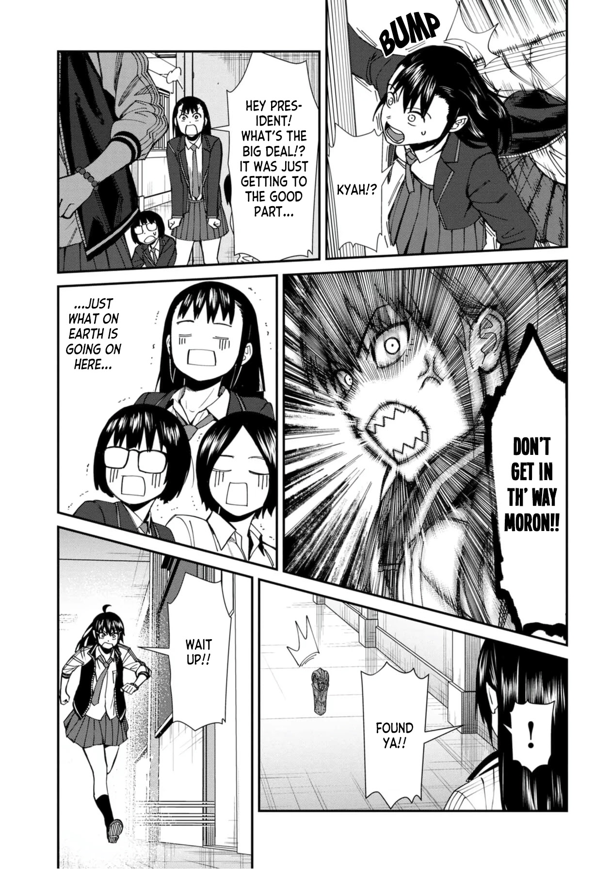 Bad Girl-Exorcist Reina Chapter 51 page 9 - Chapter 51: Exorcism #51 - Delinquent President Kokoro