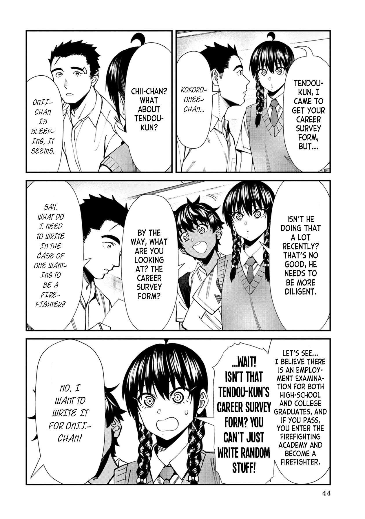 Bad Girl-Exorcist Reina Chapter 59 page 6 - Chapter 59: Exorcism #59 - Career Path Survey