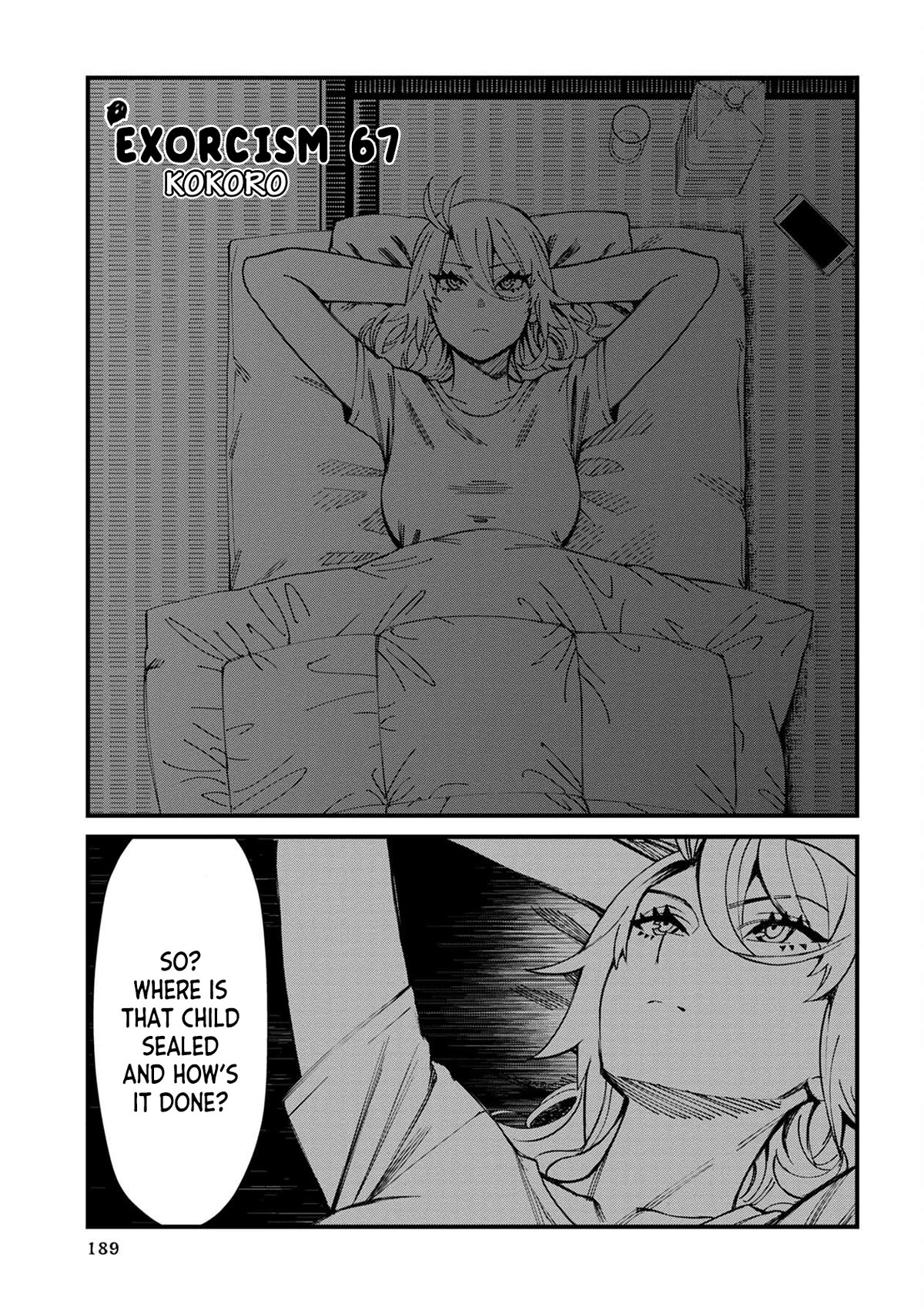 Bad Girl-Exorcist Reina Chapter 67 page 1 - Chapter 67: Exorcism #67 - Kokoro