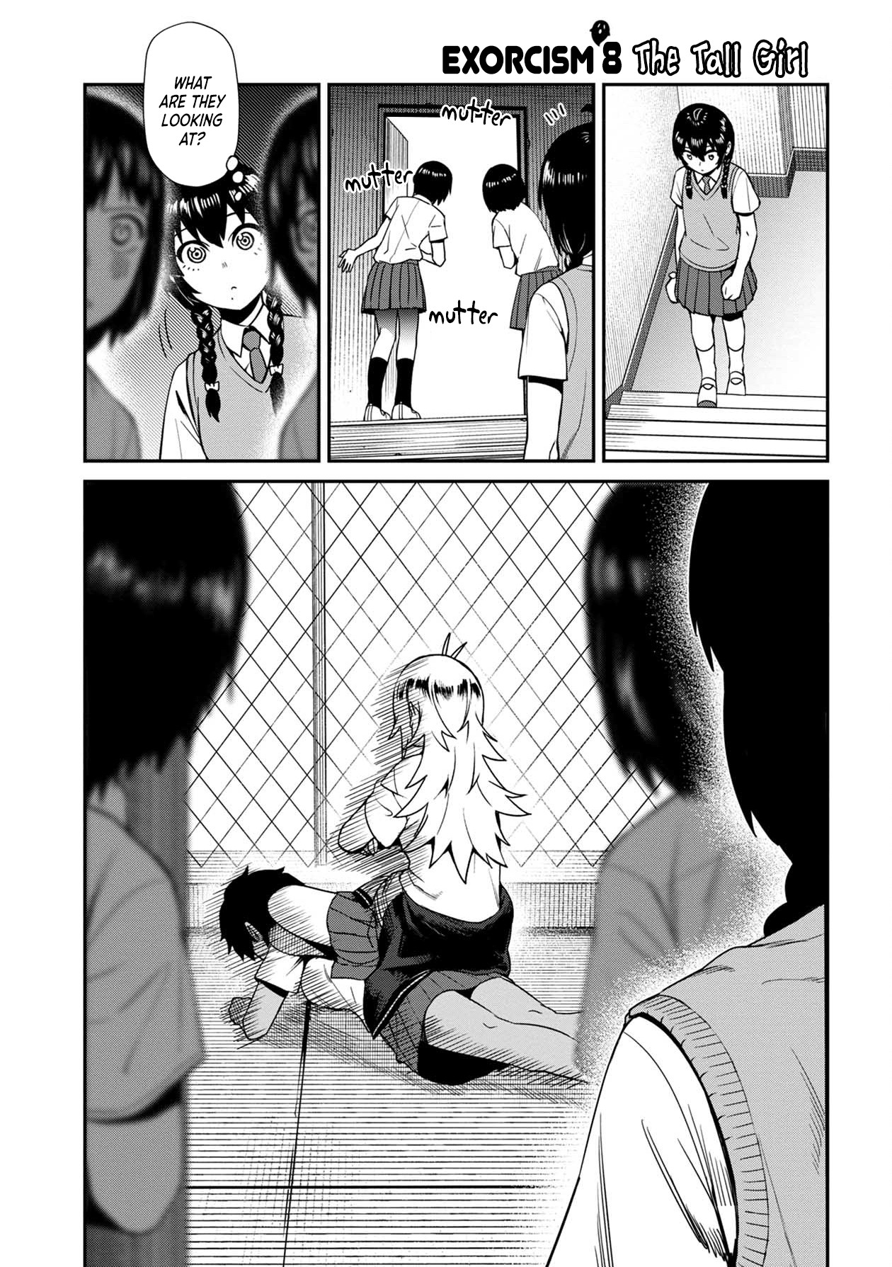 Bad Girl-Exorcist Reina Chapter 8 page 1 - Chapter 8: Exorcism #8: The Tall Girl