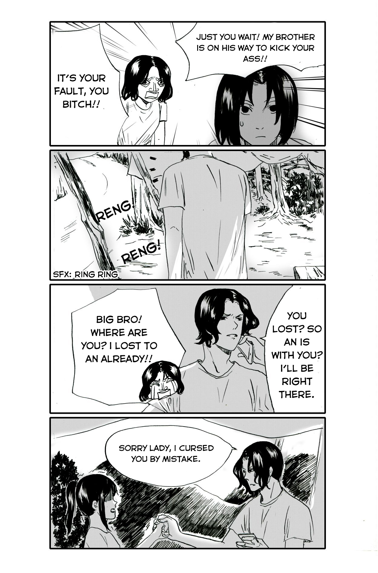 Bad Luck Chapter 11 page 3 - Chapter 11: Curse Battle