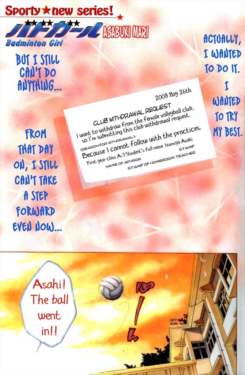 Badminton Girl Chapter 1 page 2 - Chapter 1