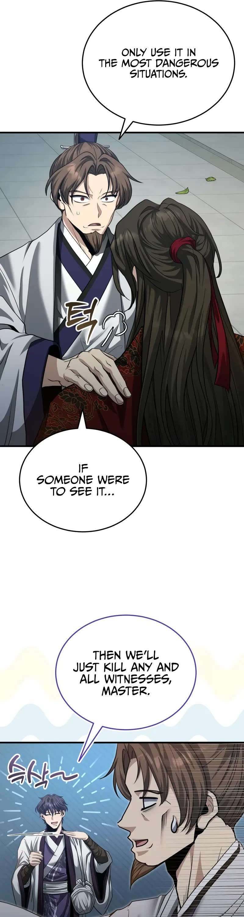 Baek Clan's Terminally Ill Young Master Chapter 49 page 17 - Chapter 49: We’ll Be Back Safe