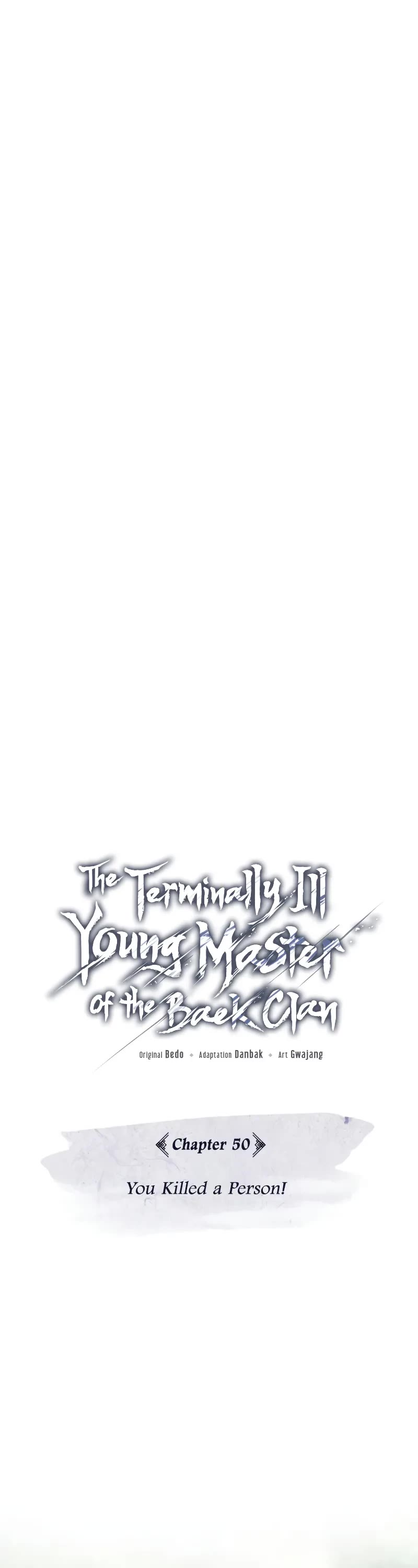 Baek Clan's Terminally Ill Young Master Chapter 50 page 2 - Chapter 50: You Killed a Person!