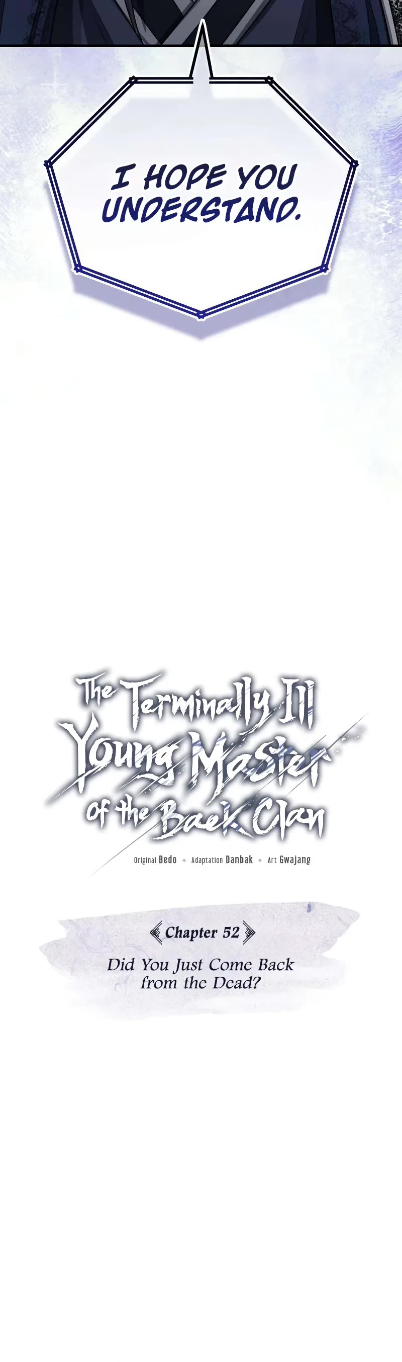 Baek Clan's Terminally Ill Young Master Chapter 54 page 35 - Chapter 54: Did You Just Come Back from the Dead?