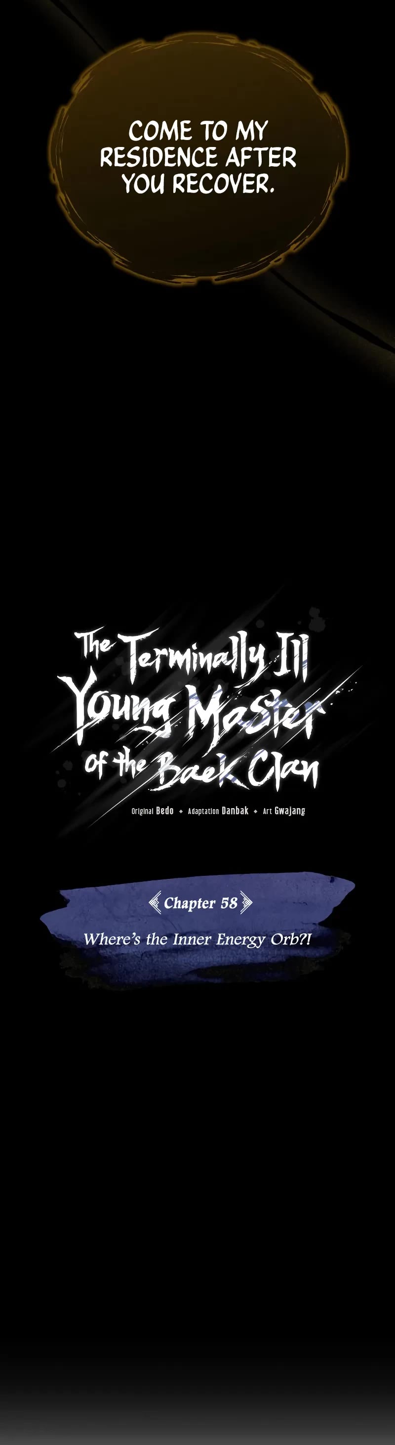 Baek Clan's Terminally Ill Young Master Chapter 58 page 41 - Chapter 58