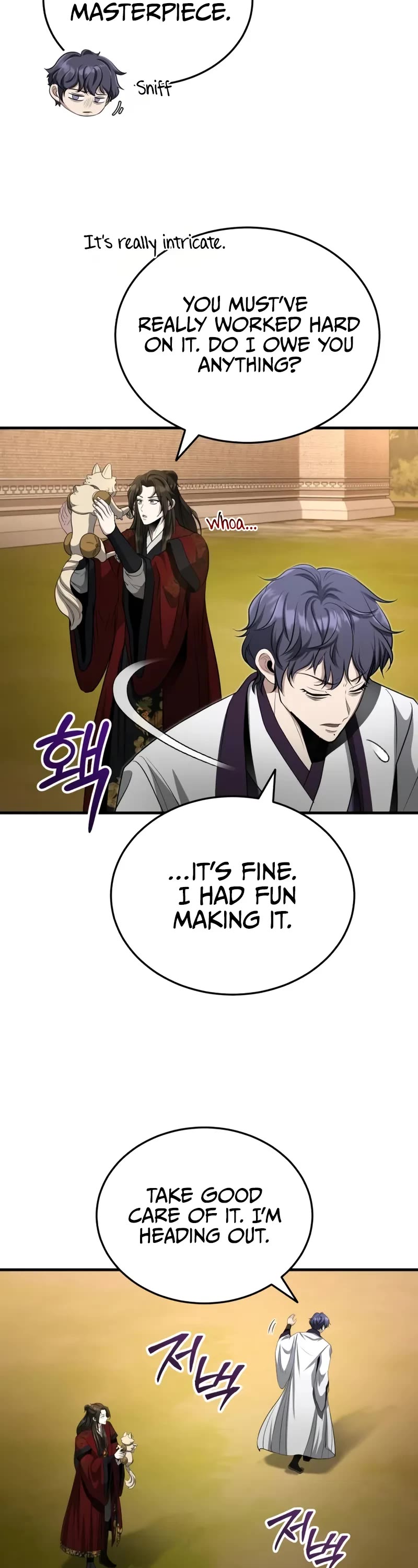 Baek Clan's Terminally Ill Young Master Chapter 61 page 13 - Chapter 61: Recruitment finished