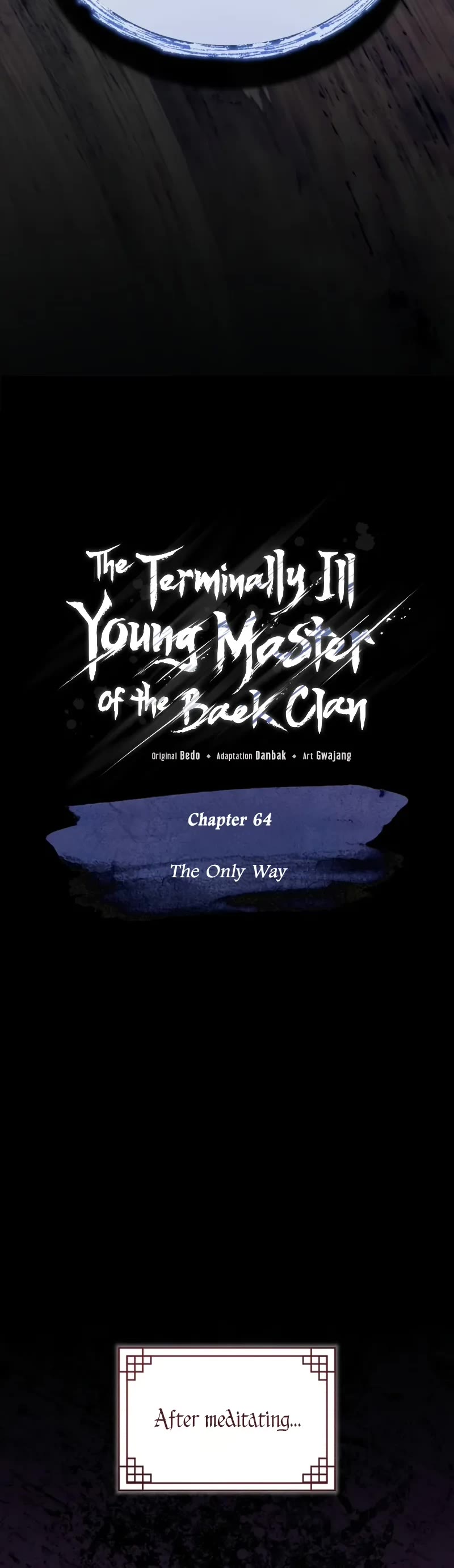 Baek Clan's Terminally Ill Young Master Chapter 64 page 15 - Chapter 64: The Only Way