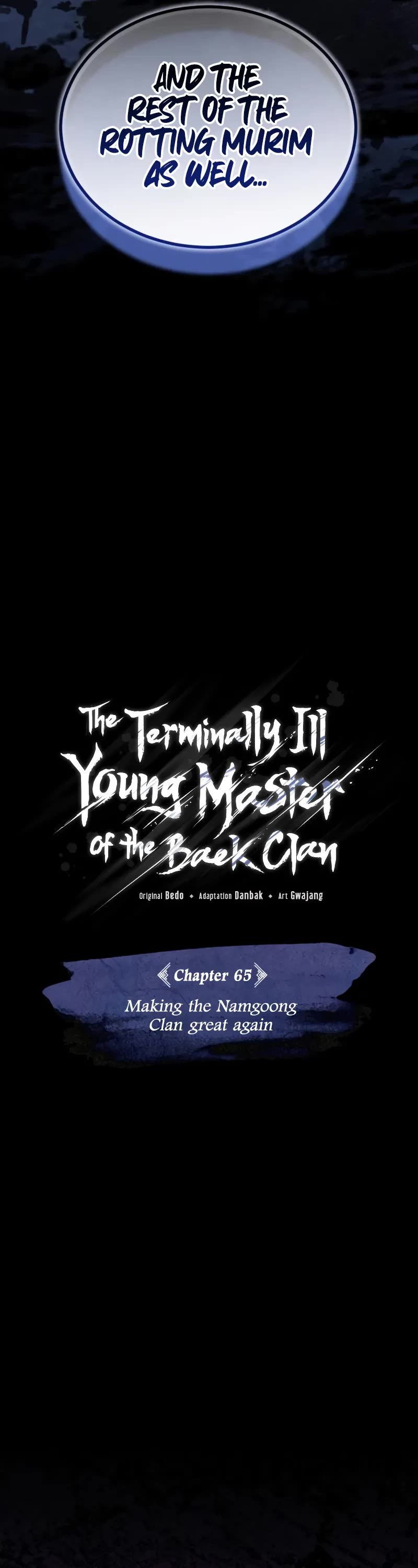 Baek Clan's Terminally Ill Young Master Chapter 65 page 13 - Chapter 65: Making the Namgoong Clan great again