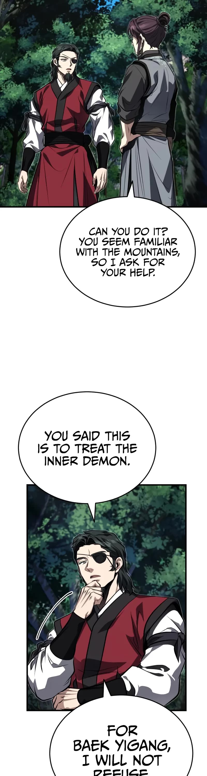 Baek Clan's Terminally Ill Young Master Chapter 86 page 53 - Chapter 86: Temporal Body, Seoho.
