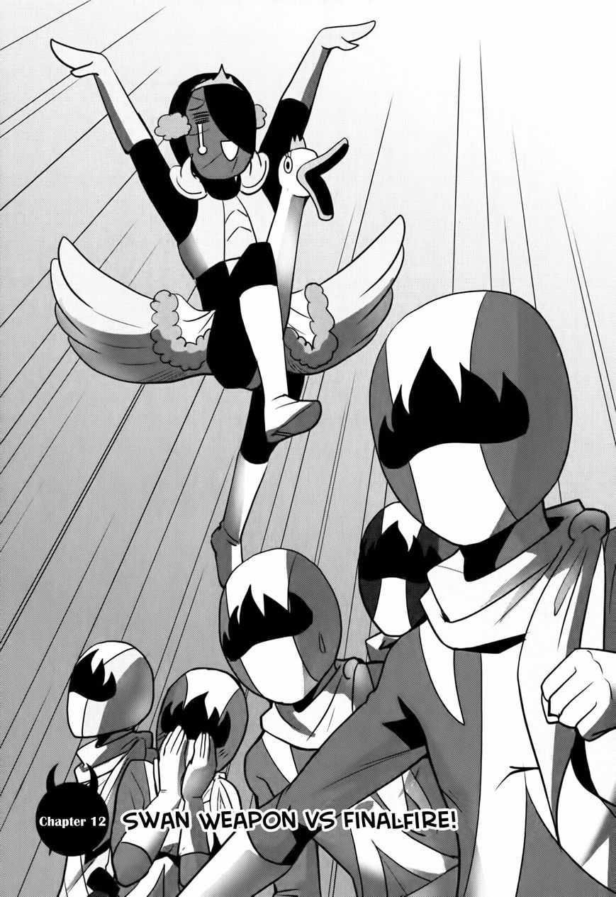 Baito Saki wa "Aku no Soshiki"?! Chapter 12 page 1 - Chapter 12: Swan Weapon VS Finalfire!
