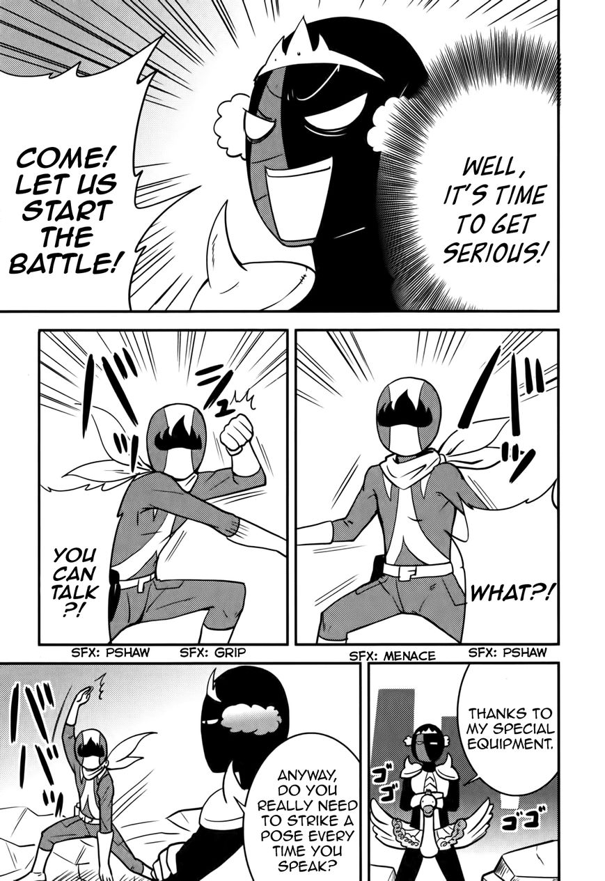 Baito Saki wa "Aku no Soshiki"?! Chapter 12 page 3 - Chapter 12: Swan Weapon VS Finalfire!