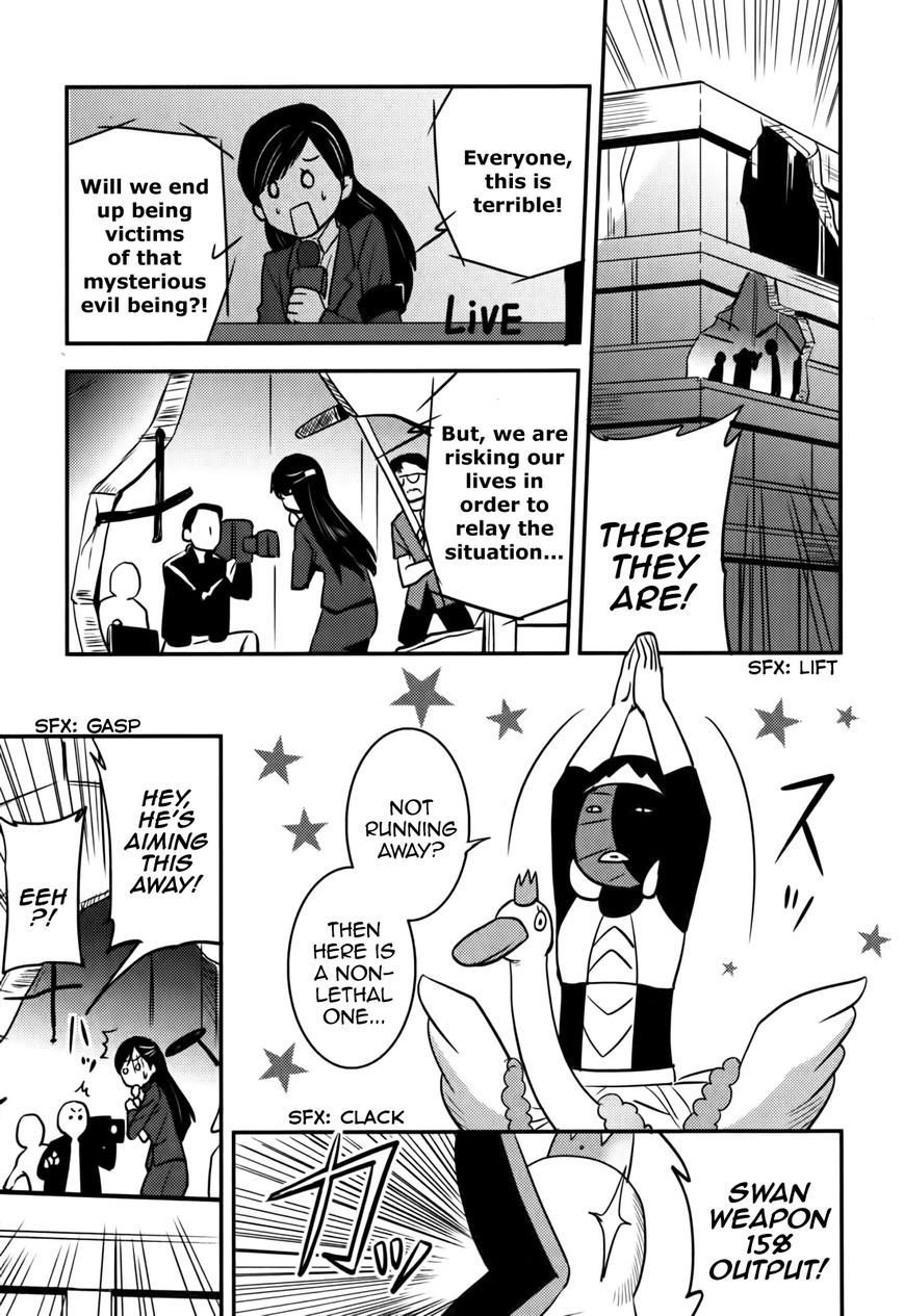 Baito Saki wa "Aku no Soshiki"?! Chapter 12 page 5 - Chapter 12: Swan Weapon VS Finalfire!