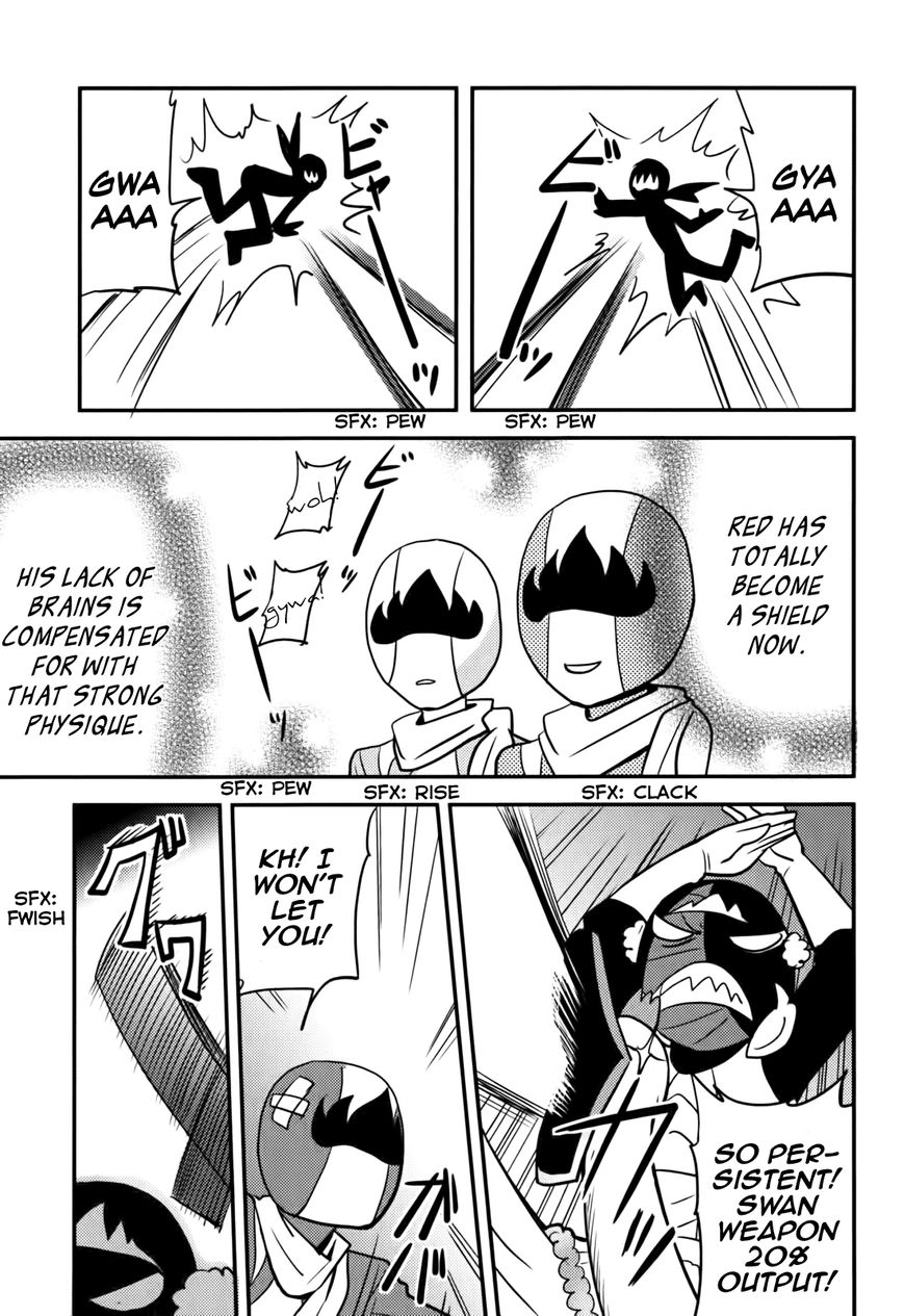 Baito Saki wa "Aku no Soshiki"?! Chapter 12 page 9 - Chapter 12: Swan Weapon VS Finalfire!