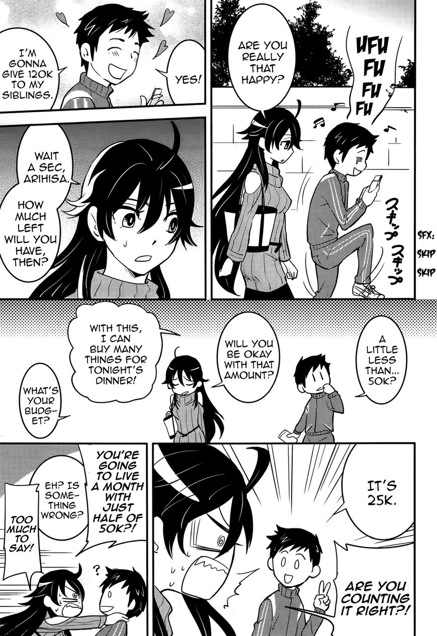 Baito Saki wa "Aku no Soshiki"?! Chapter 20 page 9 - Chapter 20: A Premonition of Trouble on Payday?!