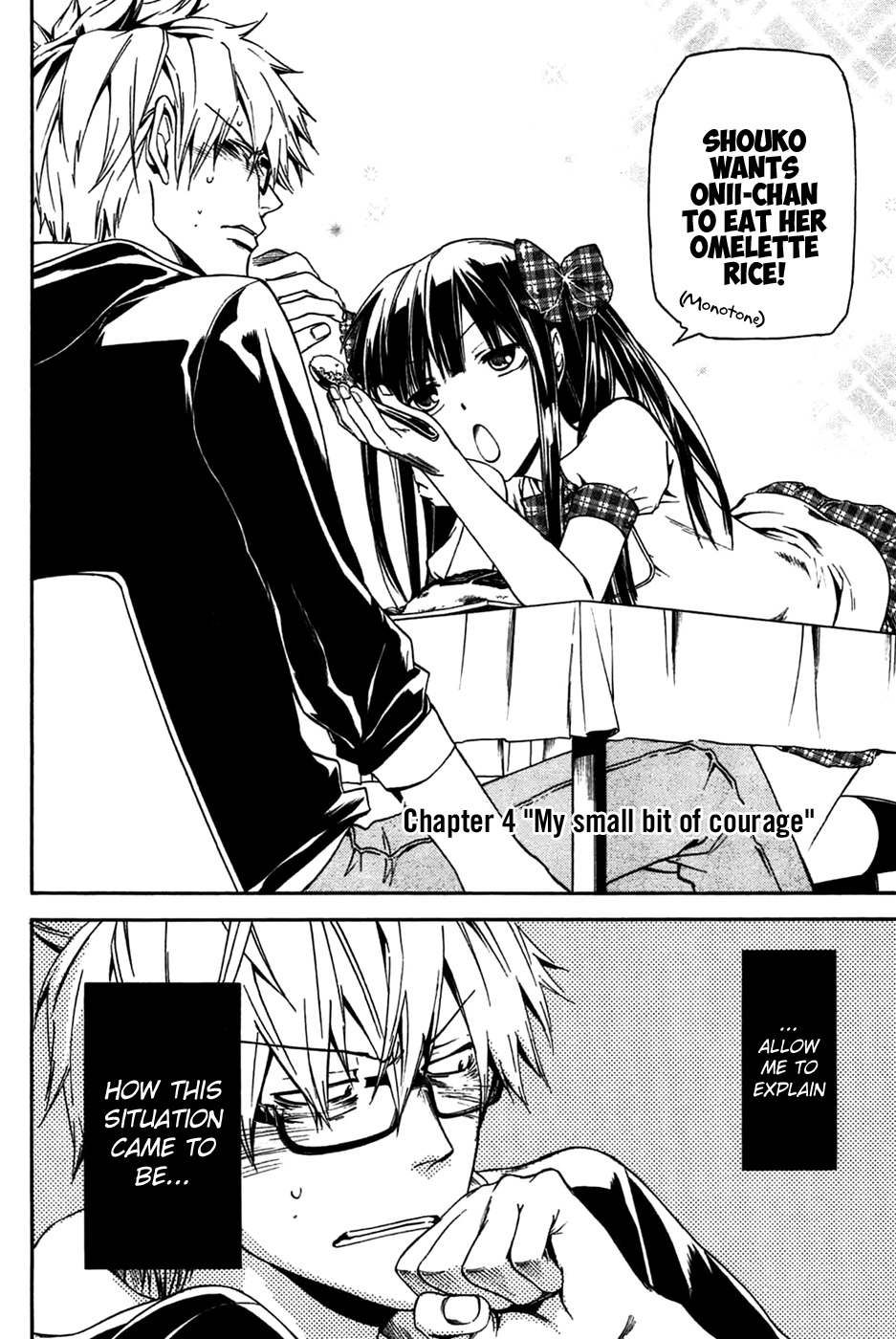 Baka ga Zenra de Yattekuru Chapter 4 page 2 - Chapter 4: My small bit of courage