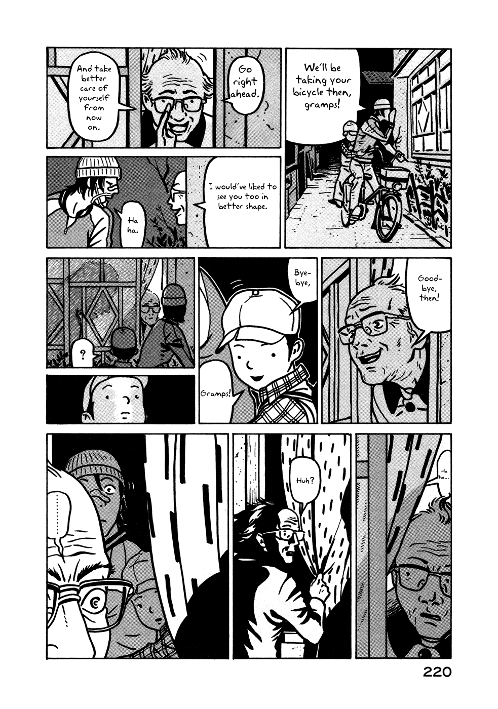 Baka to Gogh Chapter 12.1 page 38 - Chapter 12.1: Another Story: Part 1 - L & P (Love and Parapara) & Another Story: Part 2 - Laughing in the Night (The Night Chuckler)
