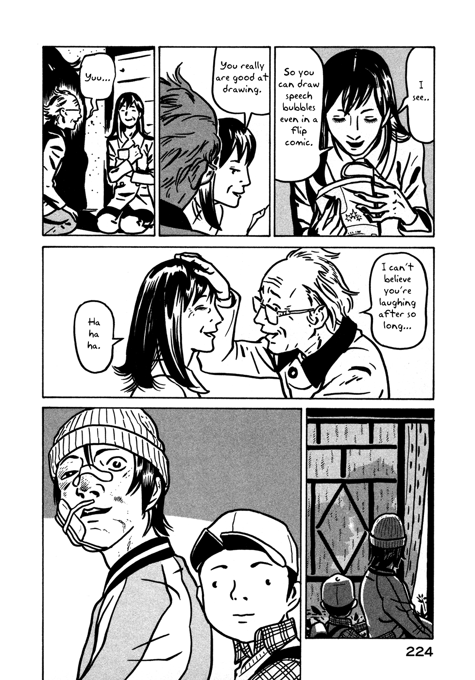 Baka to Gogh Chapter 12.1 page 42 - Chapter 12.1: Another Story: Part 1 - L & P (Love and Parapara) & Another Story: Part 2 - Laughing in the Night (The Night Chuckler)