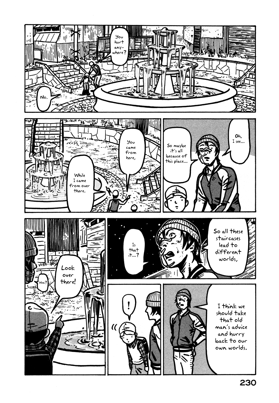 Baka to Gogh Chapter 12.1 page 48 - Chapter 12.1: Another Story: Part 1 - L & P (Love and Parapara) & Another Story: Part 2 - Laughing in the Night (The Night Chuckler)