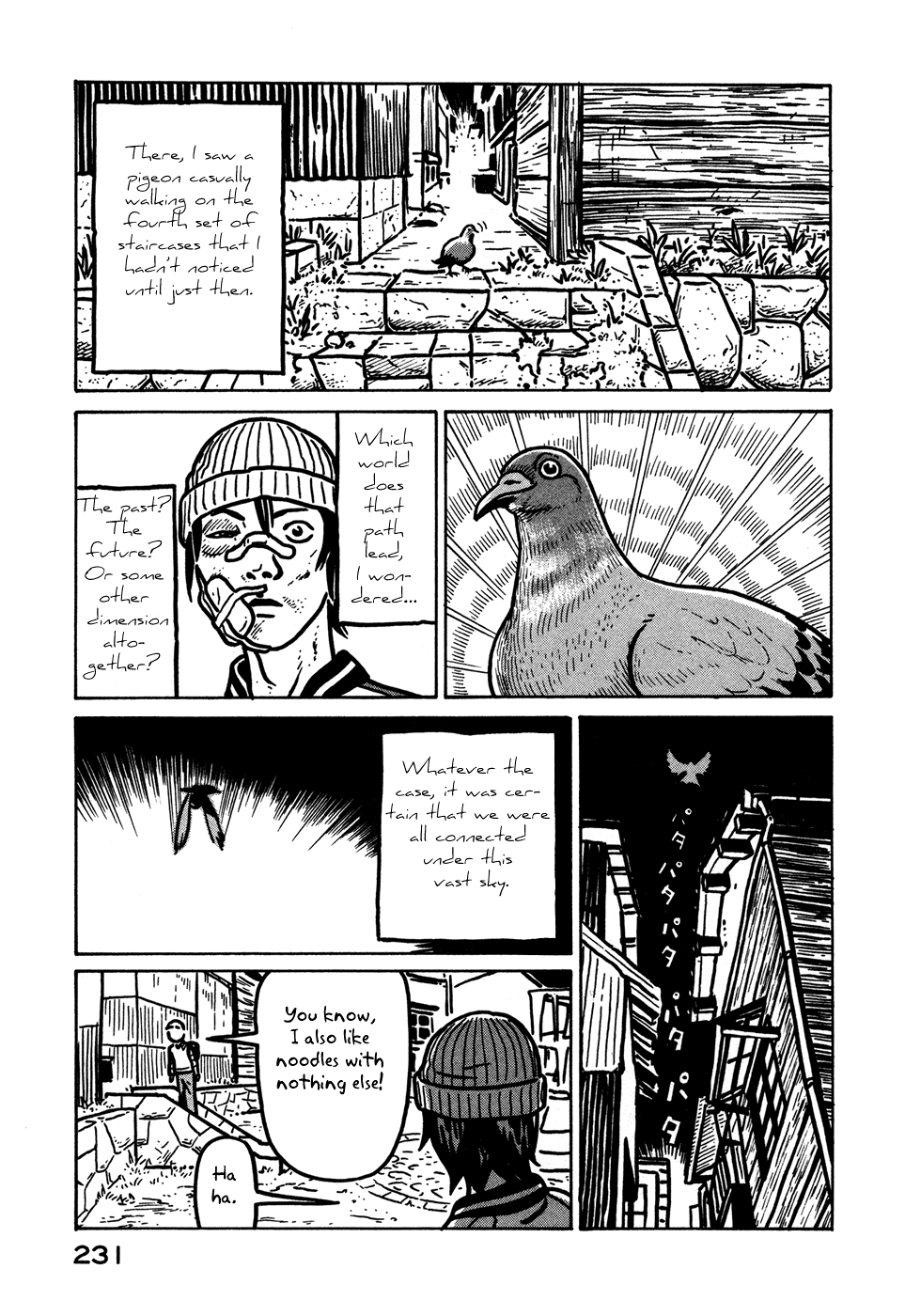 Baka to Gogh Chapter 12.1 page 49 - Chapter 12.1: Another Story: Part 1 - L & P (Love and Parapara) & Another Story: Part 2 - Laughing in the Night (The Night Chuckler)