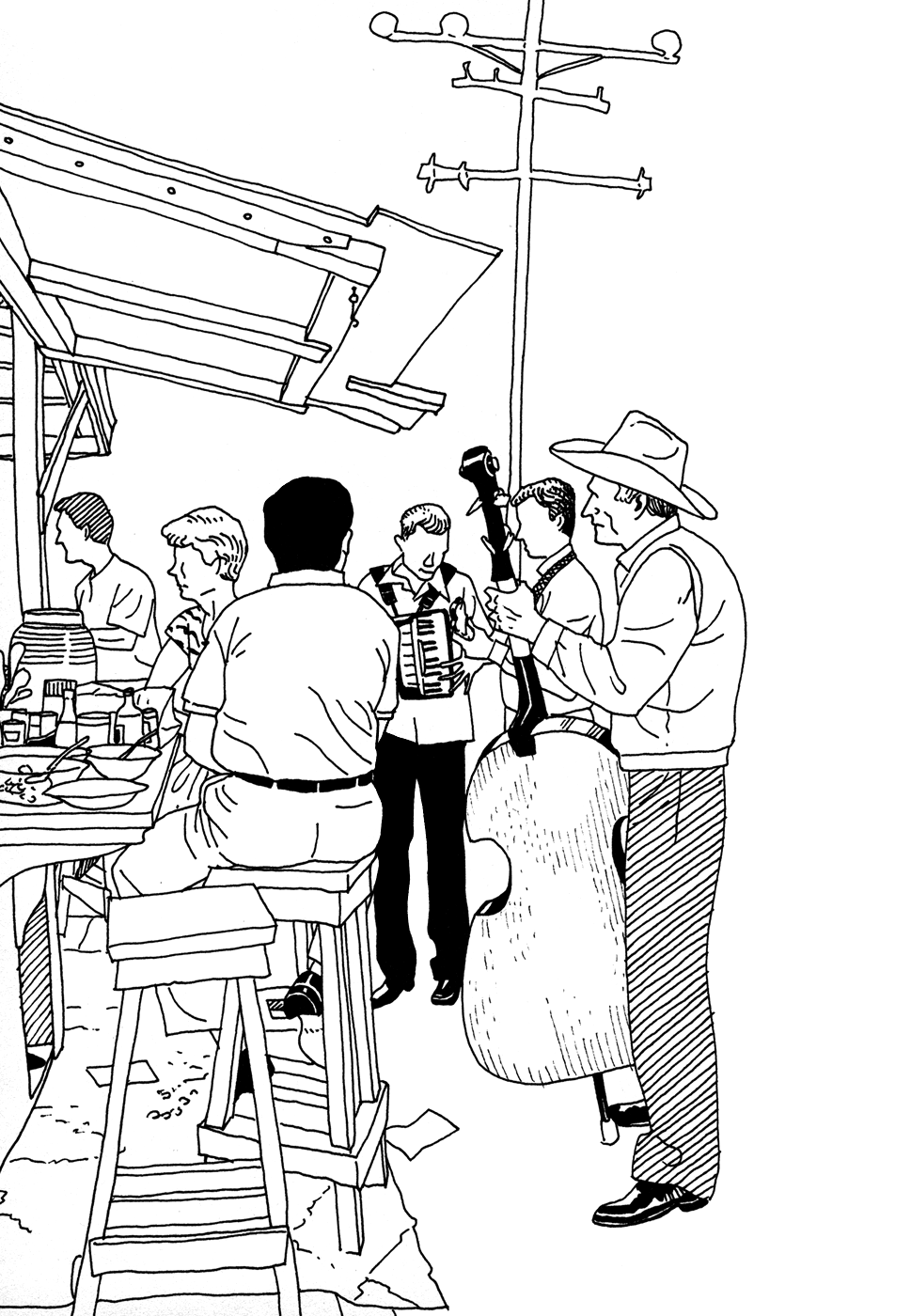 Baka to Gogh Chapter 12.1 page 55 - Chapter 12.1: Another Story: Part 1 - L & P (Love and Parapara) & Another Story: Part 2 - Laughing in the Night (The Night Chuckler)
