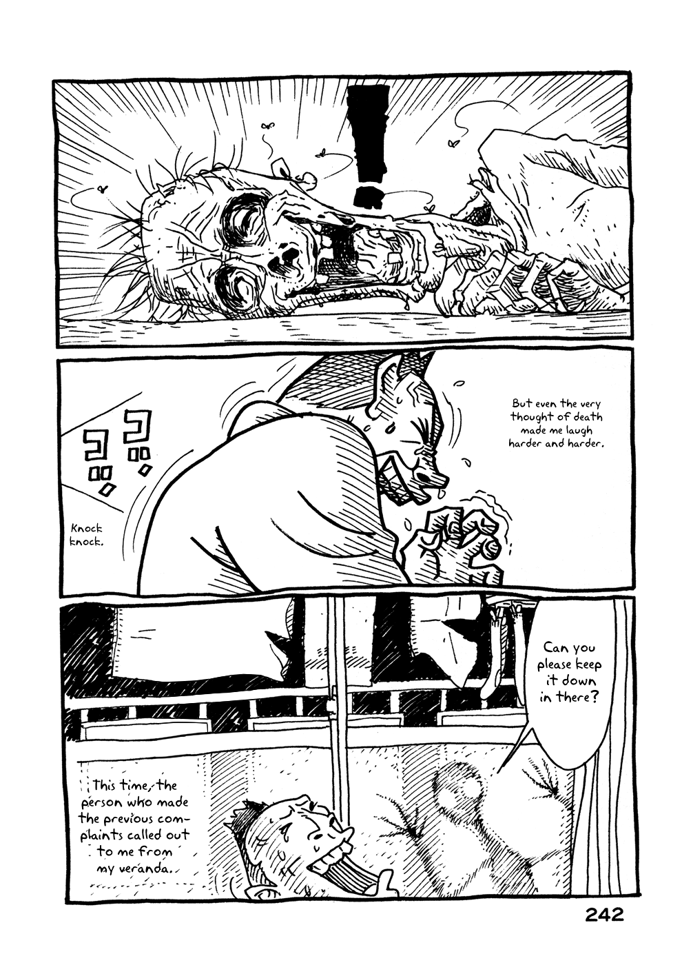 Baka to Gogh Chapter 12.1 page 60 - Chapter 12.1: Another Story: Part 1 - L & P (Love and Parapara) & Another Story: Part 2 - Laughing in the Night (The Night Chuckler)