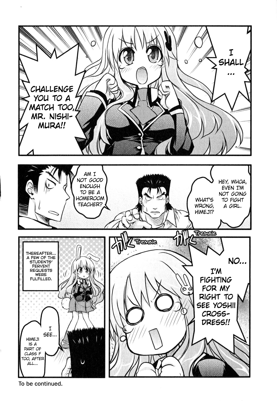 Baka to Test to Shokanjuu Dya Chapter 10 page 12 - Chapter 10