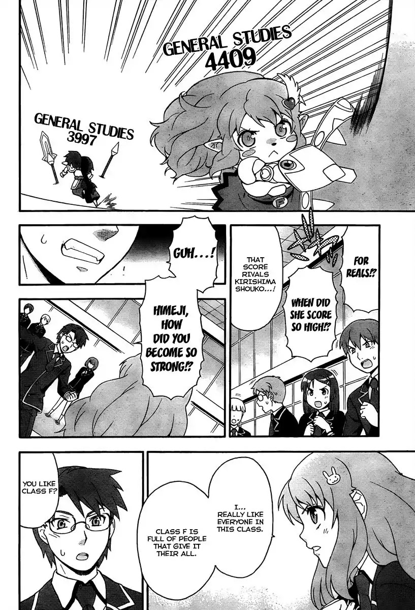 Baka to Tesuto to Shoukanjuu Chapter 10 page 14 - Chapter 10 : A Shared Memory That Cant Be Shared With Anyone
