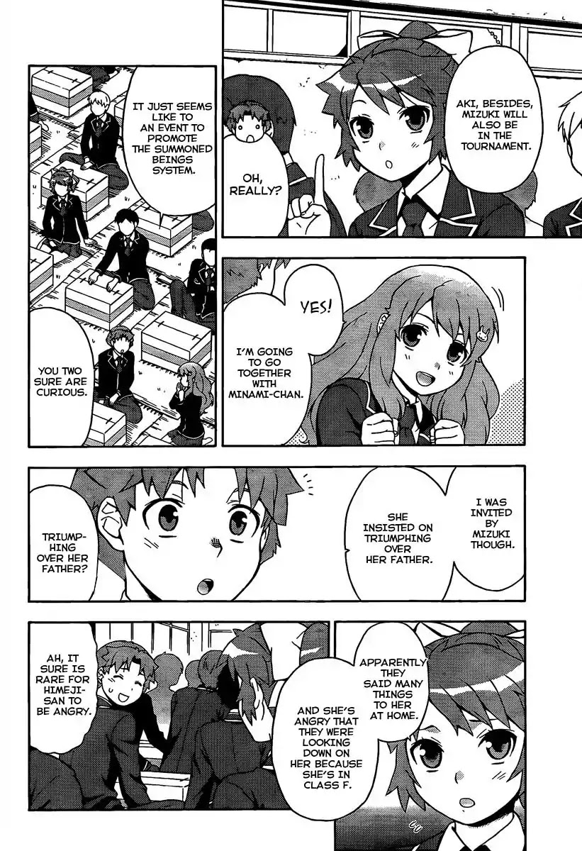 Baka to Tesuto to Shoukanjuu Chapter 11 page 16 - Chapter 11 : Those Two are Walking Together And Being Friendly. But..?