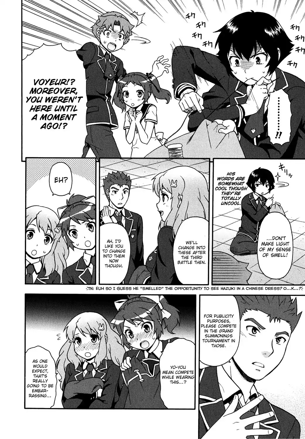 Baka to Tesuto to Shoukanjuu Chapter 17 page 12 - Chapter 17