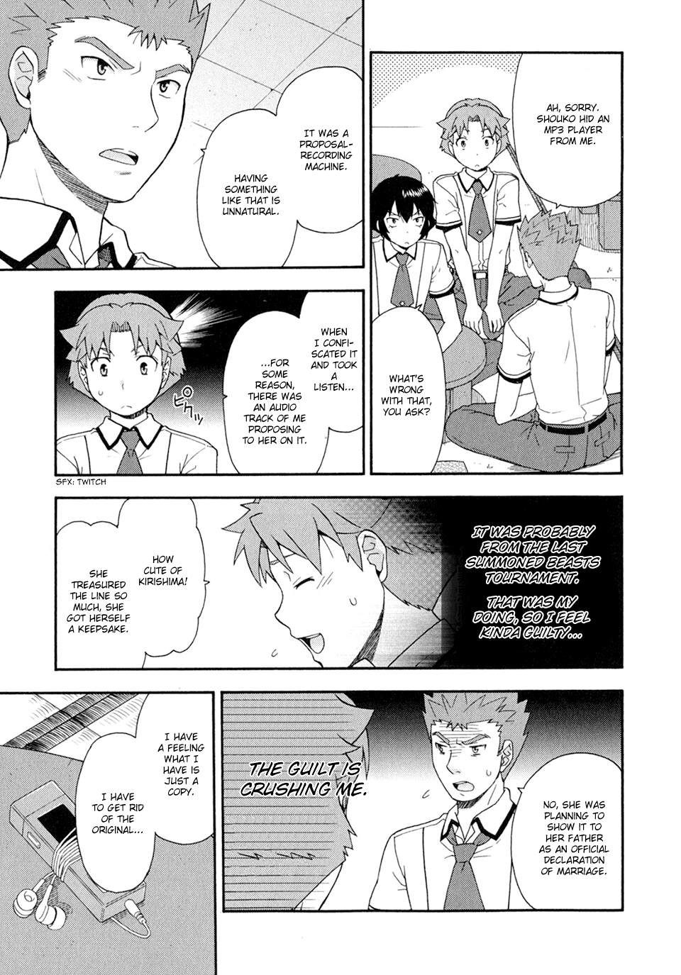 Baka to Tesuto to Shoukanjuu Chapter 28.2 page 23 - Chapter 28 v2 : Question 28