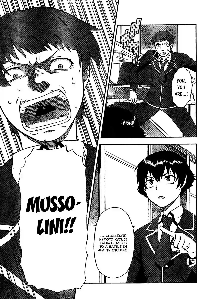 Baka to Tesuto to Shoukanjuu Chapter 8 page 33 - Chapter 8 : Hideyoshi Takes Command!?