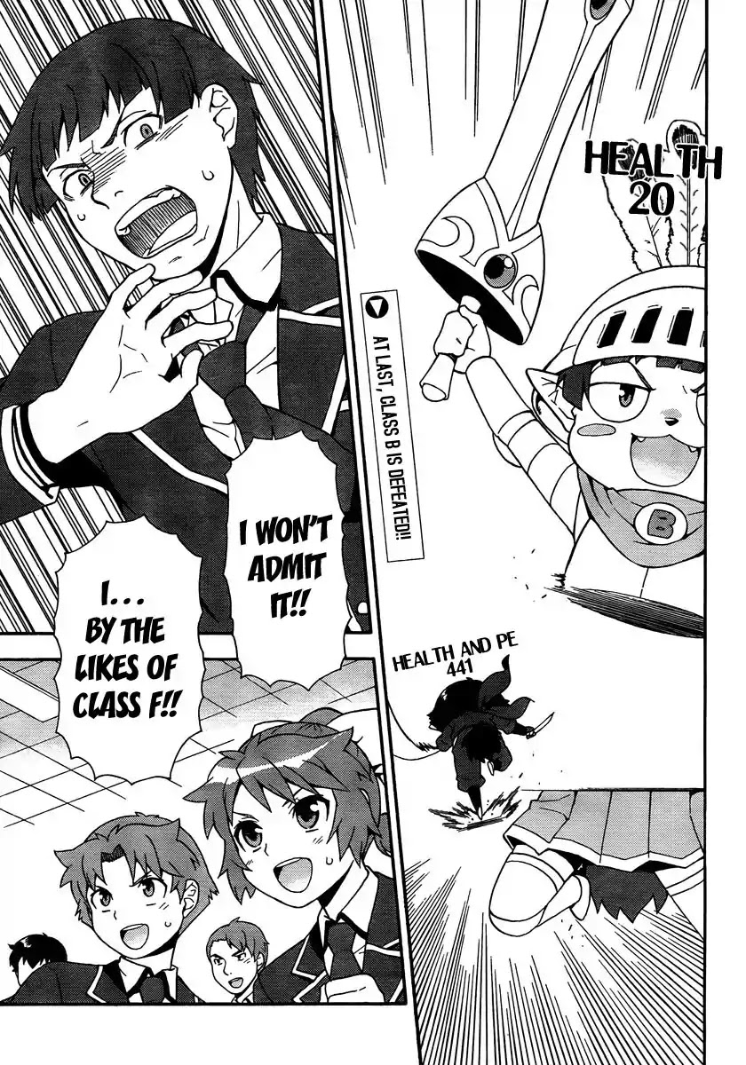 Baka to Tesuto to Shoukanjuu Chapter 9 page 1 - Chapter 9 : At Last, Class B is Defeated!