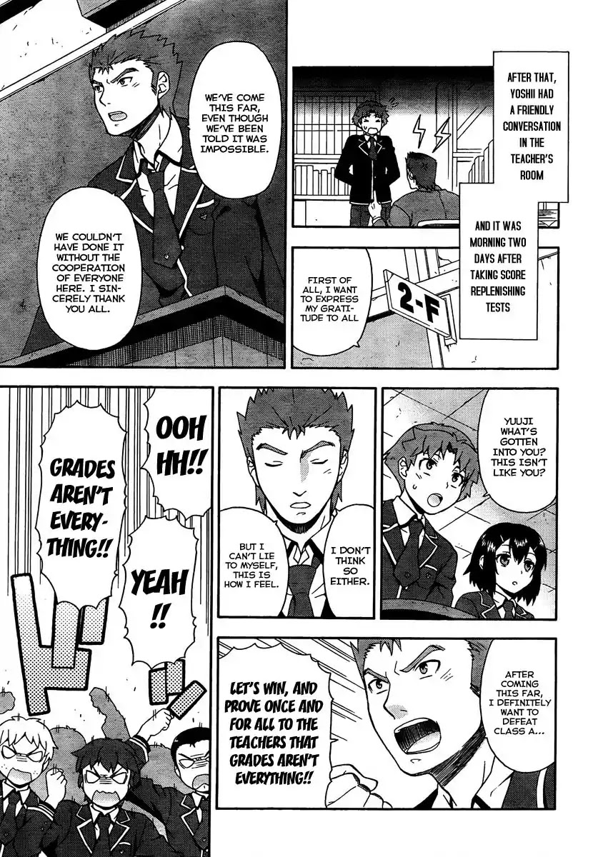 Baka to Tesuto to Shoukanjuu Chapter 9 page 16 - Chapter 9 : At Last, Class B is Defeated!