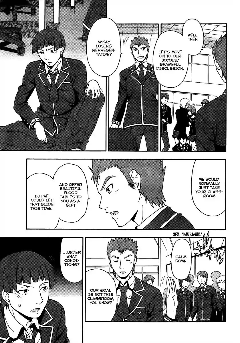 Baka to Tesuto to Shoukanjuu Chapter 9 page 4 - Chapter 9 : At Last, Class B is Defeated!