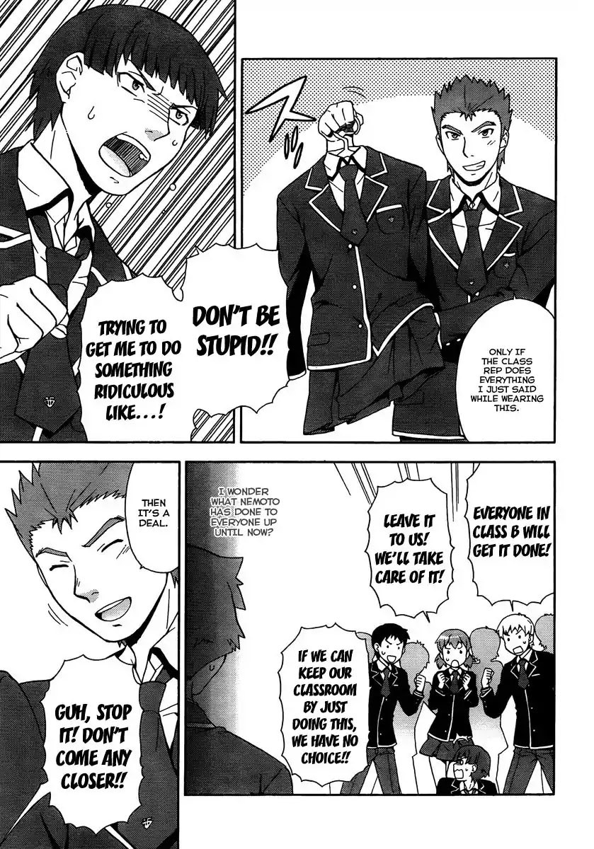 Baka to Tesuto to Shoukanjuu Chapter 9 page 6 - Chapter 9 : At Last, Class B is Defeated!