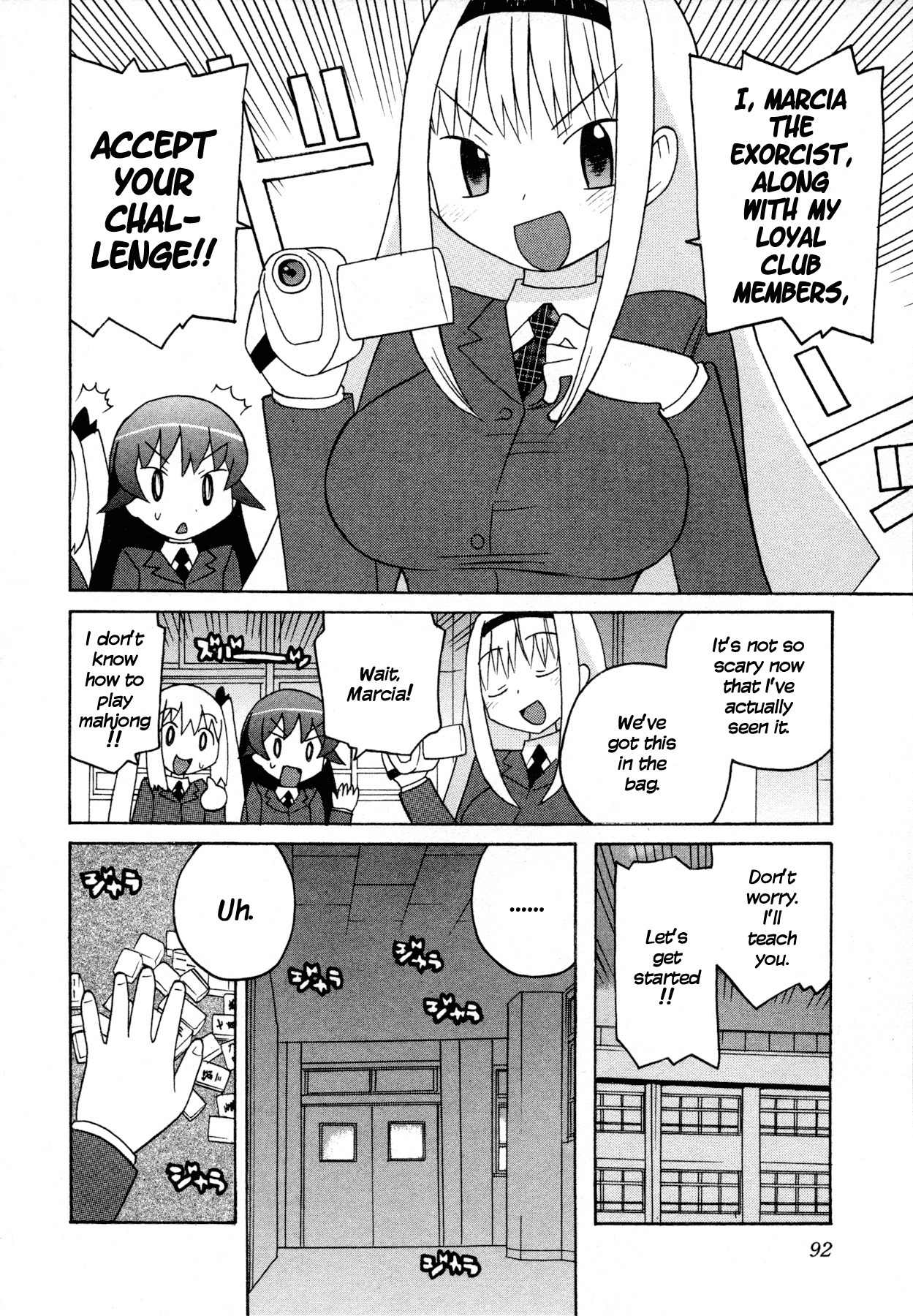 Bakekano Chapter 6 page 10 - Chapter 6: Mahjong Attack!